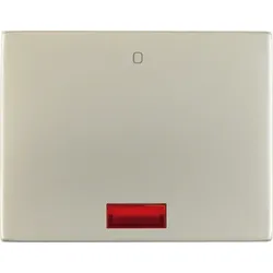 Berker Wippe Edelstahl mit roter Linse 14177104