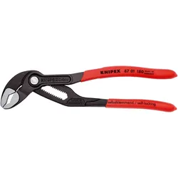Knipex, Zange, CobraHightech-Wasserpumpenzange 87 01 180 SB (180 mm)