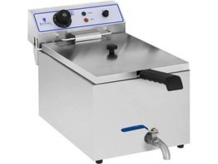 Friteuse électrique professionnelle restaurant 1 x 17 litres appropriée pour le poisson 14_0001778