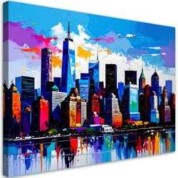 LEINWANDBILD New York Manhattan Panorama 90x60cm