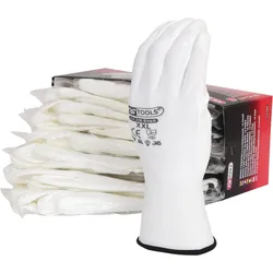 KS Tools Mikro-Feinstrickhandschuhe-weiß weiß 11 - 310.0460 - weiß