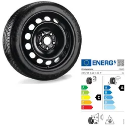 235/55 R19 101T Winterkomplettrad VW ID.4 ID.5 Stahlfelge Bridgestone links 1EA0