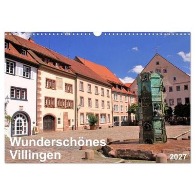 Wunderschönes Villingen (Wandkalender 2027 DIN A3 quer), CALVENDO Monatskalender