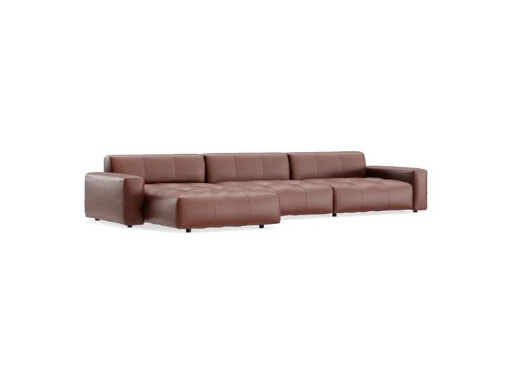 Ecksofa Pensacola 2.0, Edition, kat. h, torero brandy, Leder