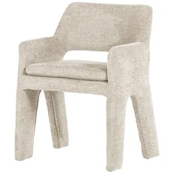 Armlehnstuhl Bigfoot -  Chenille-Stoff Sand