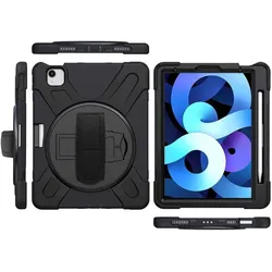 eSTUFF CHICAGO Full Body Defender (Apple iPad Air 11 2024), Tablet Hülle, Schwarz