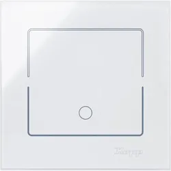 Kopp 851002010 HKi8 - Glas-Sensor, 1-fach, für Schalter/Taster/Nebenstelle für Dimmer, Farbe: weiß