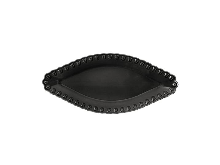 PotteryJo Plat ovale Tulipa 20x45 cm Almost black