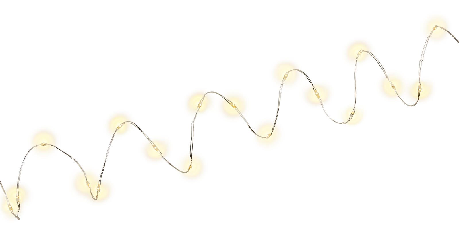goobay 20er Lichterkette, transparent, 1,0 m 66736