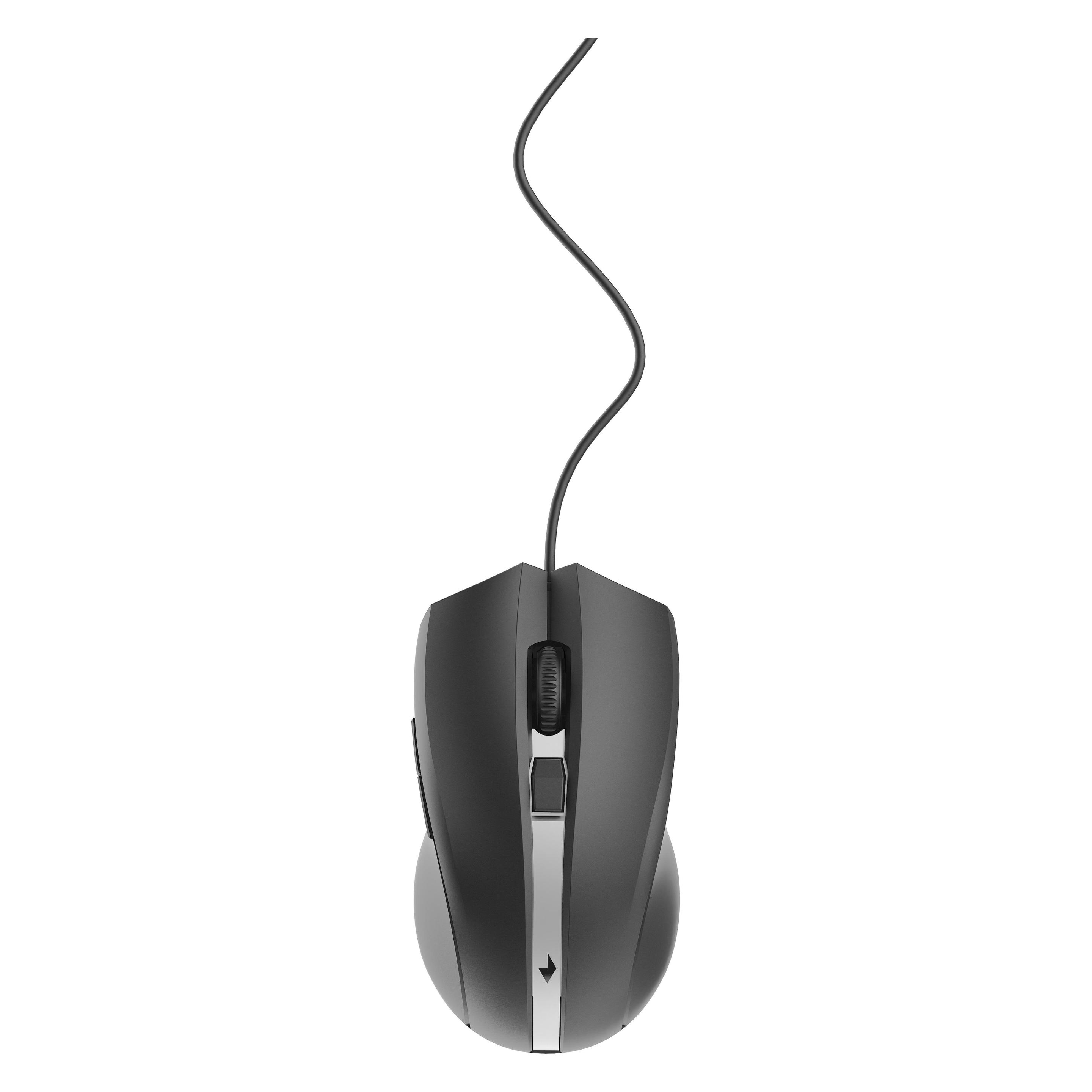 Gembird MUS-GU-02 Maus Beidhändig USB Typ-A Laser 2400 DPI (Kabelgebunden) (MUS-GU-02)