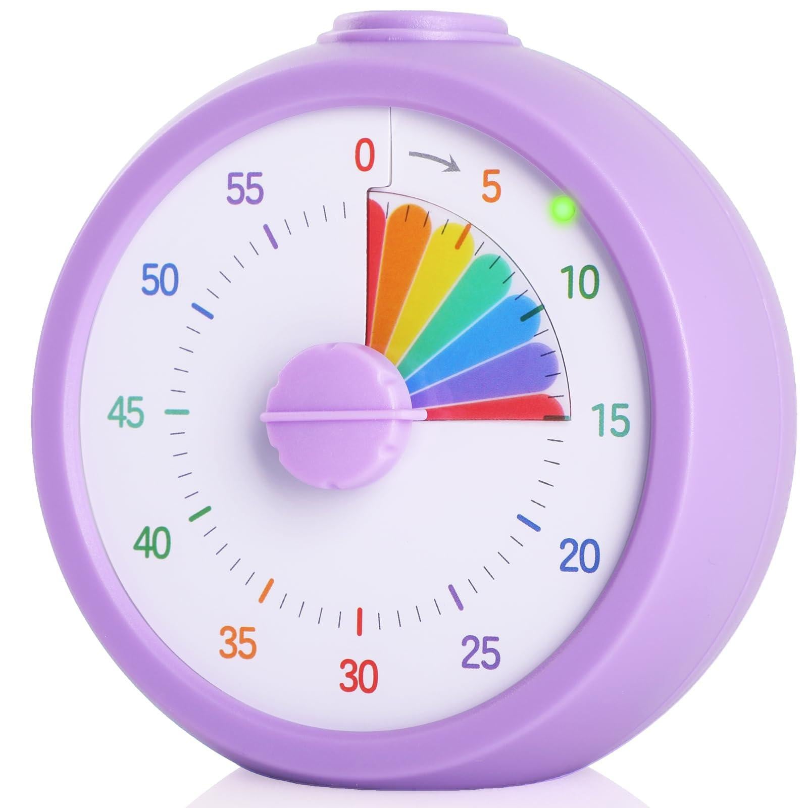 Dripio Visuele timer, 60 minuten, stil, paars