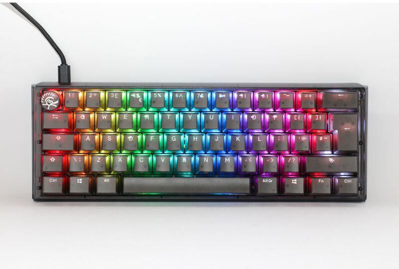Ducky Teclado Mecánico ONE 3 Aura Black Mini 60% MX-Red (ES