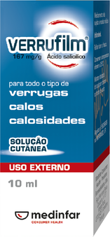 Verrufilm Solução Cutânea Verrugas e Calos 10 ml