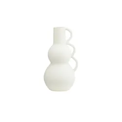 HOME STORY Vase   ¦ weiß ¦ Porzellan ¦ Maße (cm): H: 25  Ø: 13.0