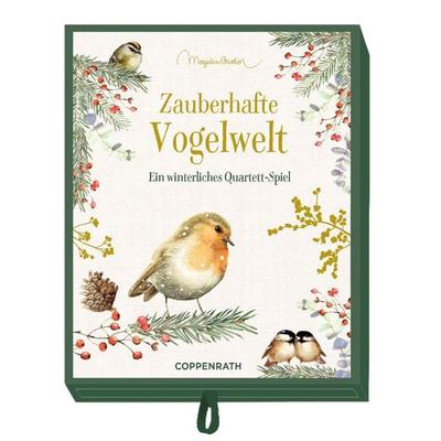 Schachtelsp.: Zauberh. Vogelwelt - winterl.Quartett (Bastin), Sonstige von , Coppenrath Verlag GmbH & Co. KG