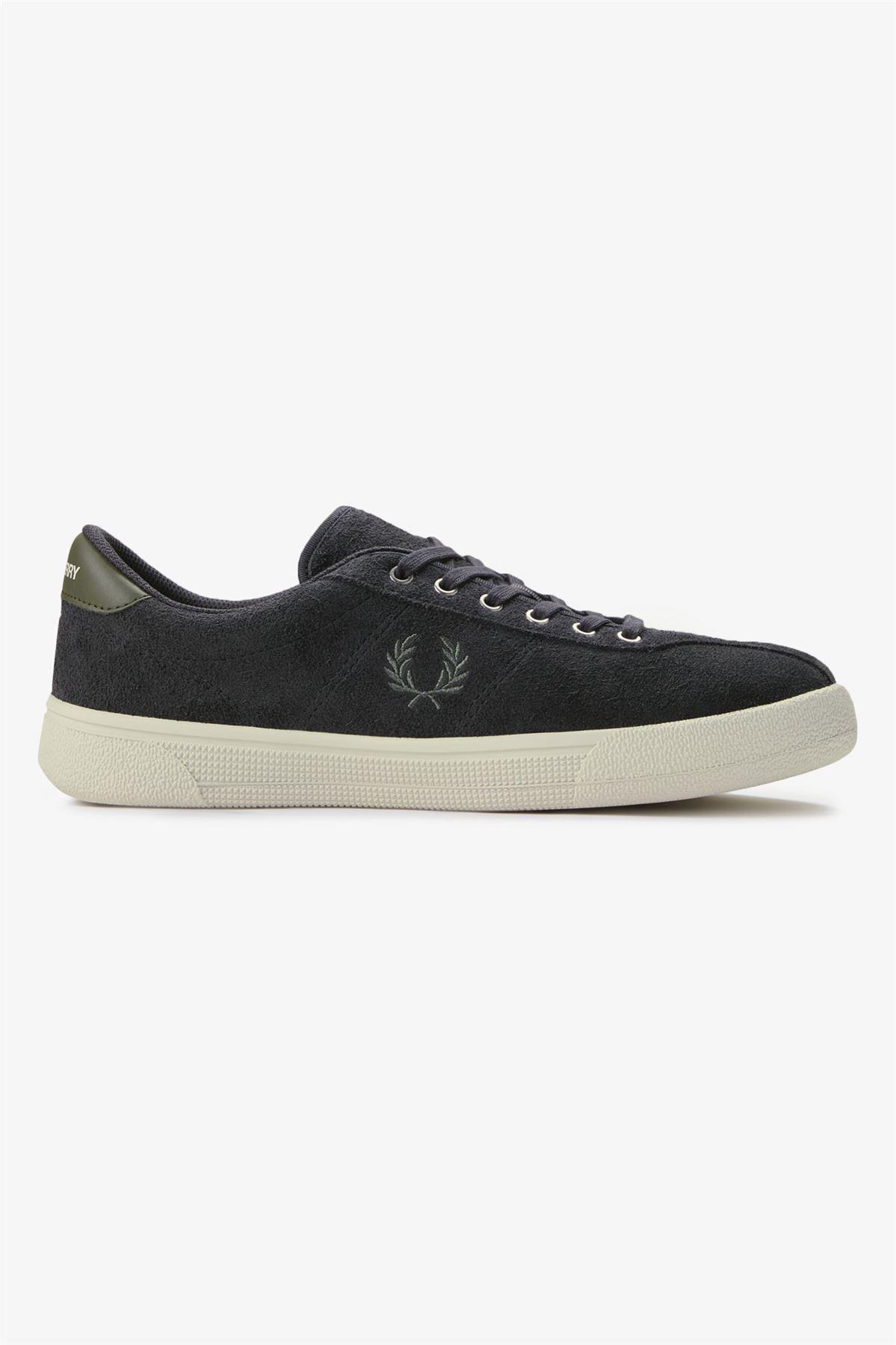 Fred Perry Tennisschuhe Wildleder Herren Anchor Grey Sneakers