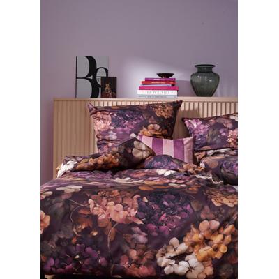 Bettwäsche APELT "Lutetia", bunt (mauve, beer), B/L: 155cm x 220cm, 1 Stk., 1 Stk., Satin (Bio-Baumwolle), B/L: 80cm x 80cm, 2, Satin (Bio-Baumwolle), Bezug: 100% Baumwolle, Bettwäsche, Bettwäsche, Bettwäsche-Set mit Reißverschluss, Baumwoll-Satin,...