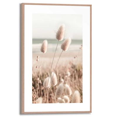 Poster REINDERS "Ziergras", beige (farbe bild(er): beige), B:20cm H:30cm T:1,6cm, MDF, Bilder, Poster