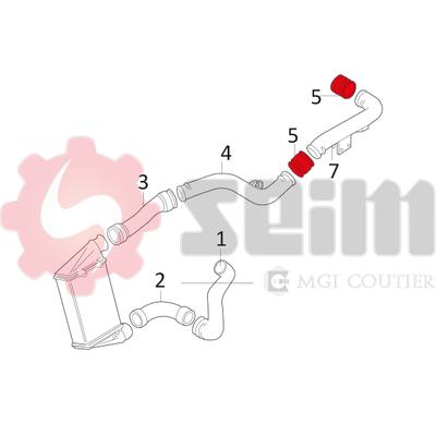 SEIM Ladeluftschlauch 981057 für VW