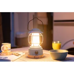 Berger Hopuni Pro LED Campinglaterne mit Powerbank- und Dimmfunktion blau
