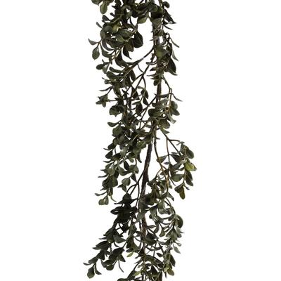 Künstliche Zimmerpflanze BOTANIC-HAUS "Buchsgirlande natural", grün, B:20cm H:145cm T:20cm Ø:20cm, Kunststoff, Kunstpflanzen, Künstliche Zimmerpflanze