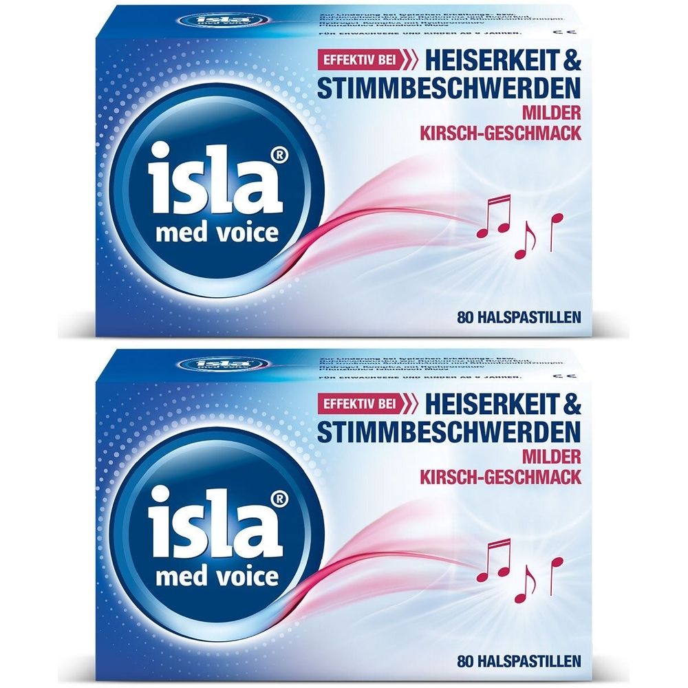 Isla MED voice Pastillen 2x 2x80 St