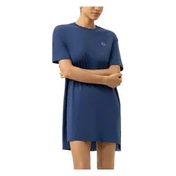 Mey Solid Love Short Sleeve Sleepshirt Navy Baumwolle Small Damen