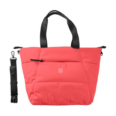 Freizeittasche KILLTEC "Shopper UNIV BGS", Gr. B/H/T: 48cm x 36cm x 12cm UNIV., pink (koralle), Kunstfaser, Taschen, Modische, wasserabweisende Shopper Tasche mit Laptopfach