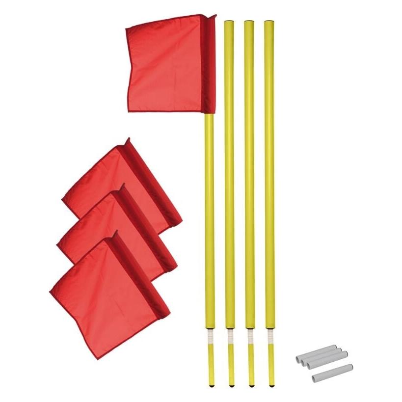 Kübler Sport Kipp-Grenzstangen GELB 4er-Set (Stückliste)