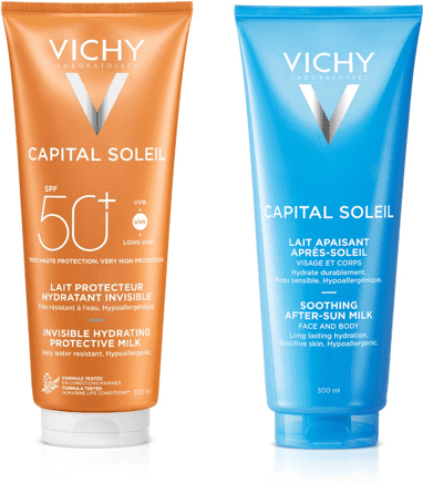 Vichy Capital Soleil Latte SPF50 300 ml + Doposole 300 ml