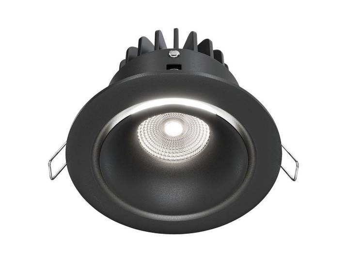Maytoni Strahler, Schwarz, Metall, rund, 9.8x7.5x9.8 cm, CE, Lampen & Leuchten, Innenbeleuchtung, Spots & Strahler, Wandspot