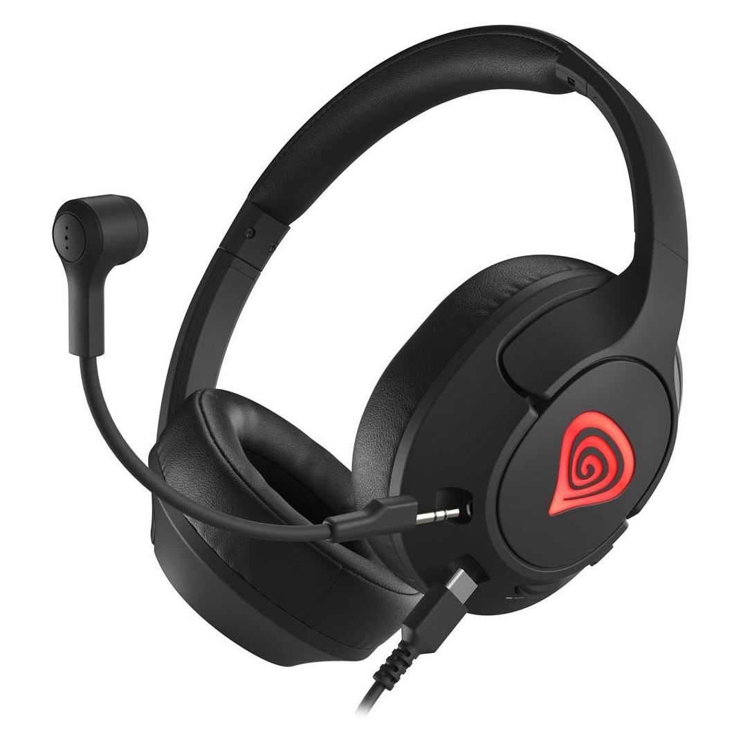Genesis Radon 800 Gaming Headset, On-Ear, Wired, Microphone, Black (Kabelgebunden) (NSG-1791)