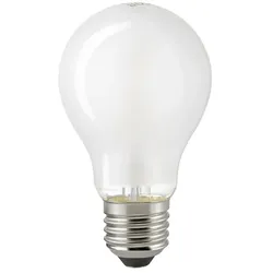 SIGOR LED Filament-Birnenlampe A60, E27, 4.5W 2700K 470lm 300°, CRi> 90, nicht dimmbar, matt SIG-6146201