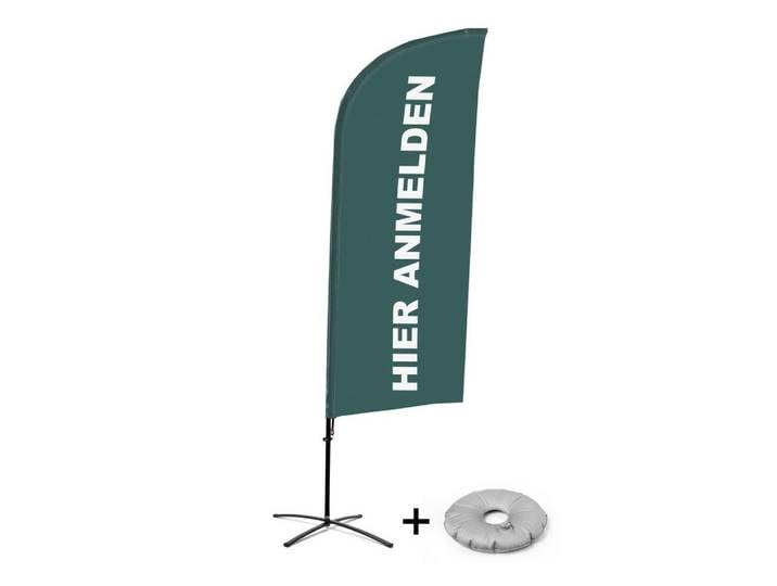 Showdown Displays Standregal Showdown Displays Beachflag - Komplett-Set - Hier Anmelden - Deutsch -, 1-tlg.