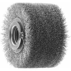 Lessmann, Bürstenwerkzeug, Satinierwalze VA-Stahldraht Ø100xB70mm 19,2 mm