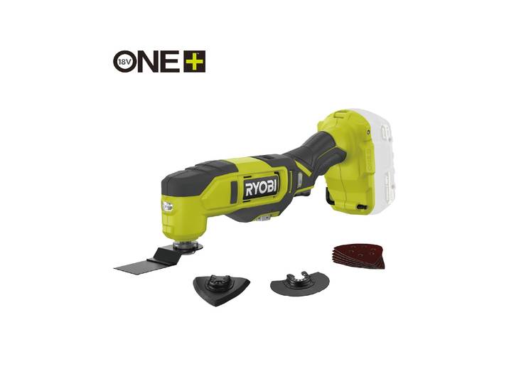 Akku-Multifunktionswerkzeug RYOBI RYOBI RMT18-0, 18 V, Solo , grün, Multifunktionswerkzeug-Maschinen, Akku-Multifunktionswerkzeug