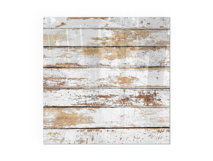 KAMINBODENPLATTE 60x60 cm - Ein beschädigtes Holzbrett