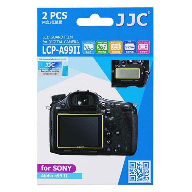 JJC LCP-A99II Displayschutzfolie - Für Sony Alpha A99 II ILCA-99M2 - 2er-Pack PET-Folie (33425770)