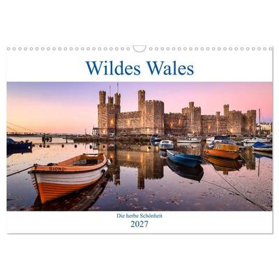 Wildes Wales (Wandkalender 2027 DIN A3 quer), CALVENDO Monatskalender