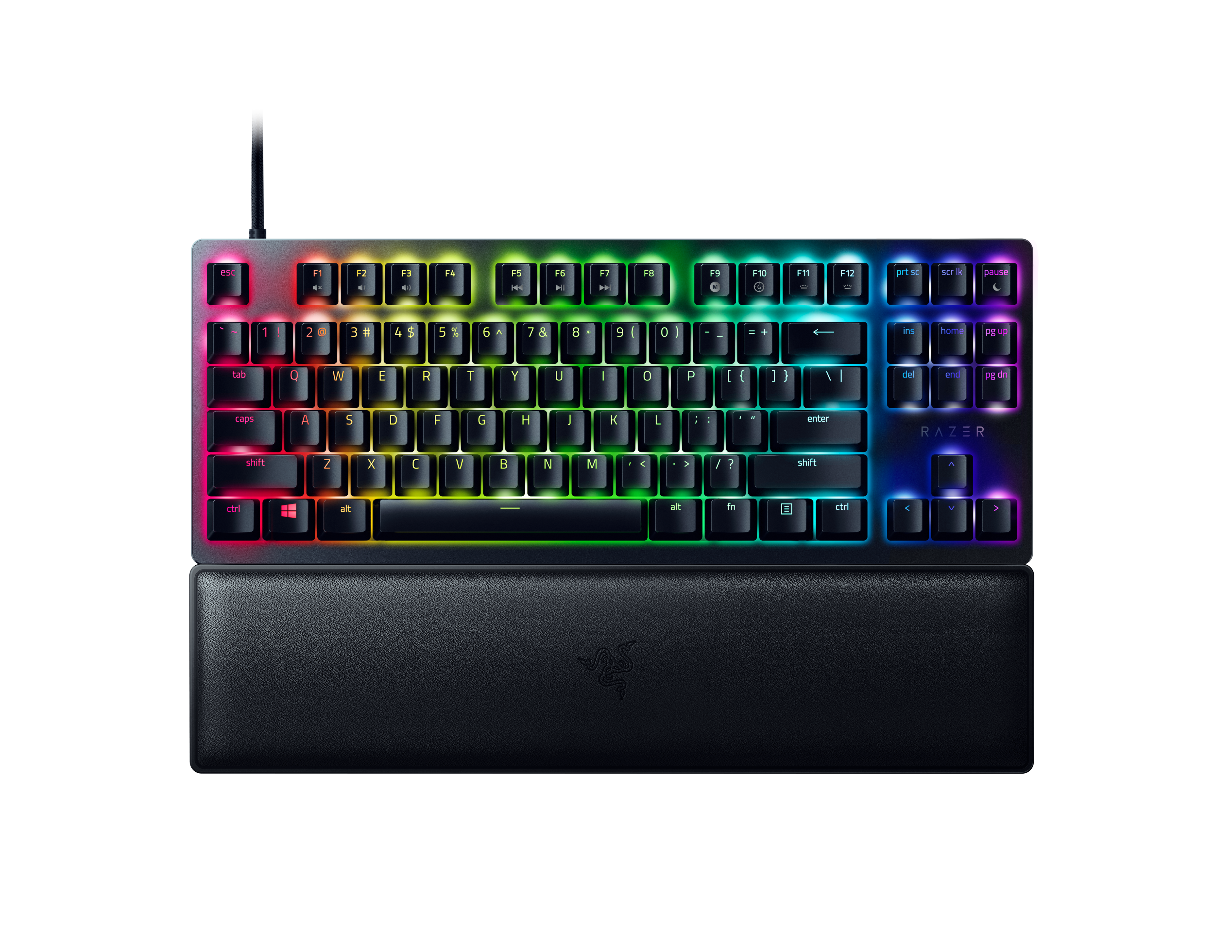 RAZER Huntsman V2 TKL Gaming Tastatur kabelgebunden, Schwarz