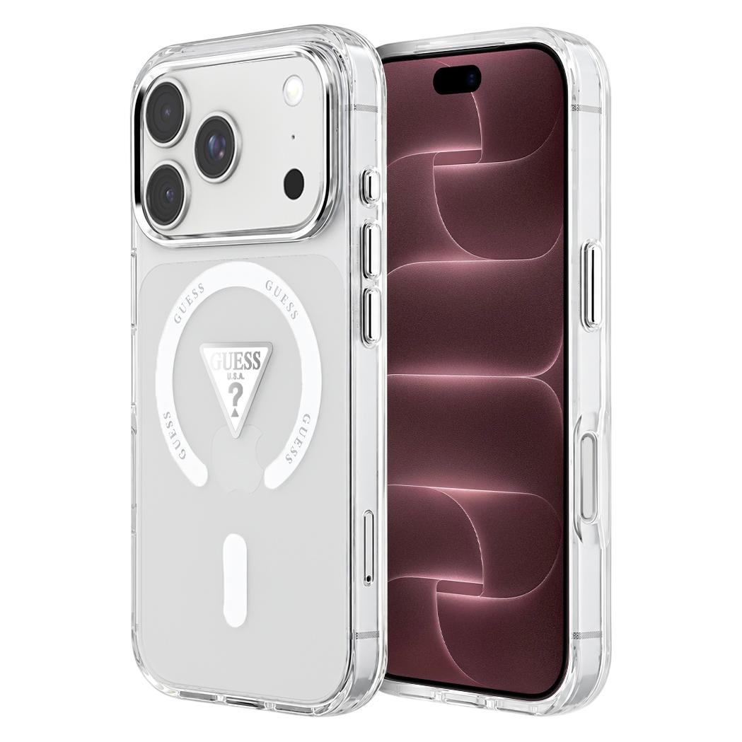 Guess - IML Gradient Triangle MagSafe (GUHMP18XHGTMLCGT) - iPhone 18 Pro Max - Transparent (Apple iPhone 17 Pro Max, Apple iPhone 18 Pro Max) (GUE005874)