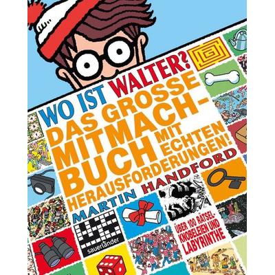 Wo ist Walter? Das große Mitmachbuch mit echten Herausforderungen, Taschenbuch von Martin Handford, Bibliographisches Institut, 978-3-411-81094-9