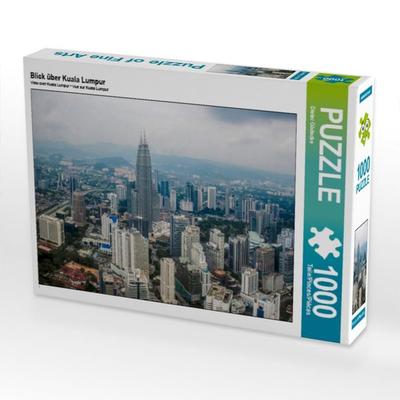 CALVENDO Puzzle Blick über Kuala Lumpur | 1000 Teile Lege-Größe 64x48cm Foto-Puzzle für glückliche Stunden