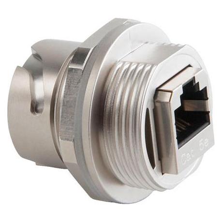Conec CAT5E un-shielded inline coupling black plastic (Netzwerk Kupplung) (17-10019)