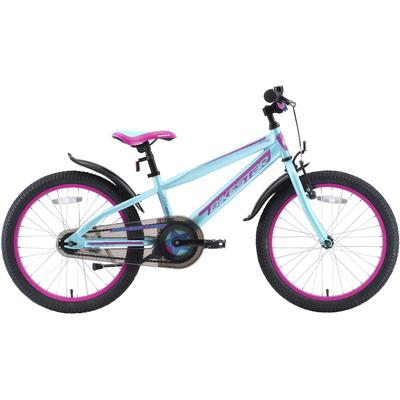Jugendfahrrad BIKESTAR "Urban Jungle" Gr. 26, blau (berry, türkis), Fahrräder, Kinder, 25,6cm, 20 Zoll (50,80cm), für Damen