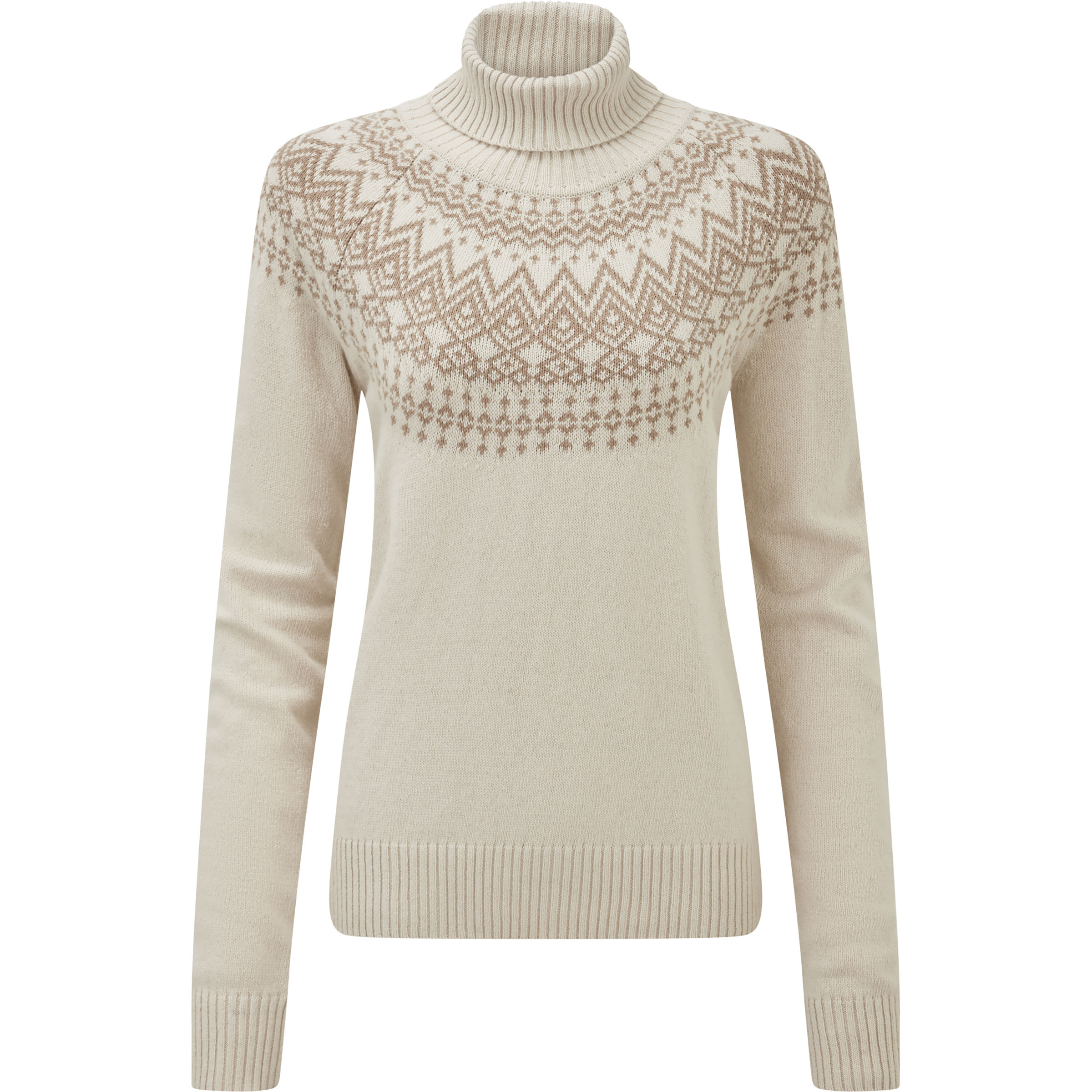 Sherpa Adventure Gear Camkilo Roll Neck Damen Pullover beige Größe L Lifestyle Atmungsaktiv