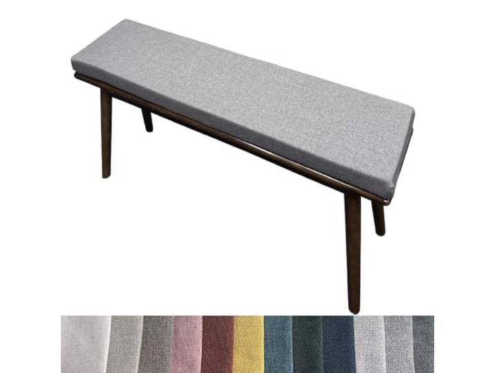 Sitzauflage Bank Wasserdicht & Uv-Schutz 65x140cm Grau Bankkissen Sitzauflage Wasserdicht & Uv-Schutz Mit Abnehmbarem Bezug Und Bändern Für Fensterbank, Flur & Eckbank Innen