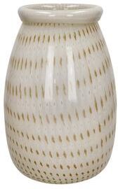 BIDK Home "Camou Glass Vase Camel Dia 9.3"""