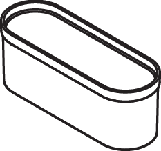Hewi panier de Hewi 6017018 senfgelb , pour 800.03.3009