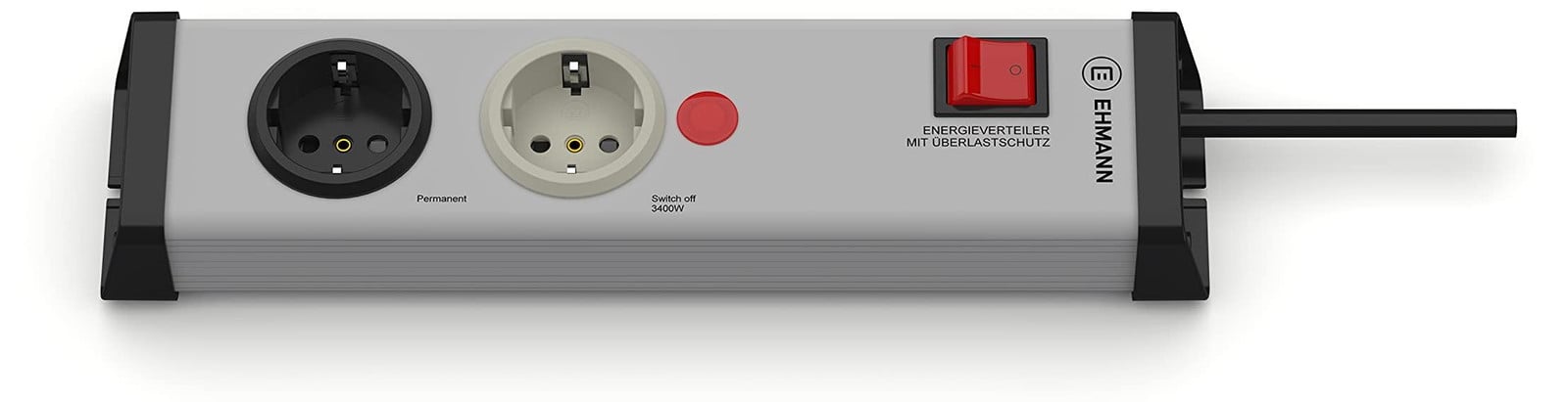 EHMANN Energieverdeelstuk Stopcontact voor wasmachine en droger